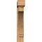 Ekena Millwork Imperial Block Smooth Bracket w/ Offset Brace, Western Red Cedar, 7 1/2"W x 38"D x 44"H BKT0806X38X44IMP05SWR - alternate 2